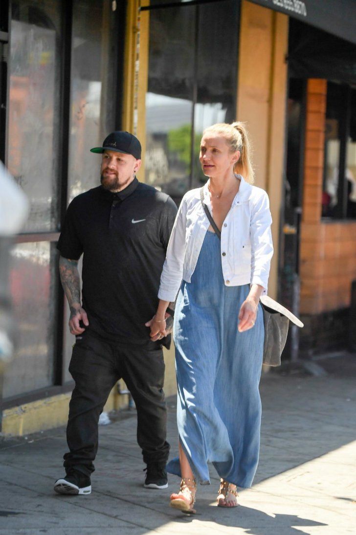 Cameron Diaz (5'9") and Benji Madden (5'7")