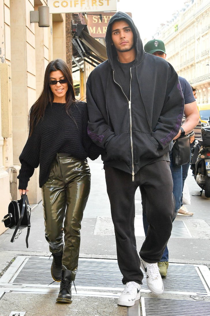 Kourtney Kardashian (5'0") and Younes Bendjima (6'2")