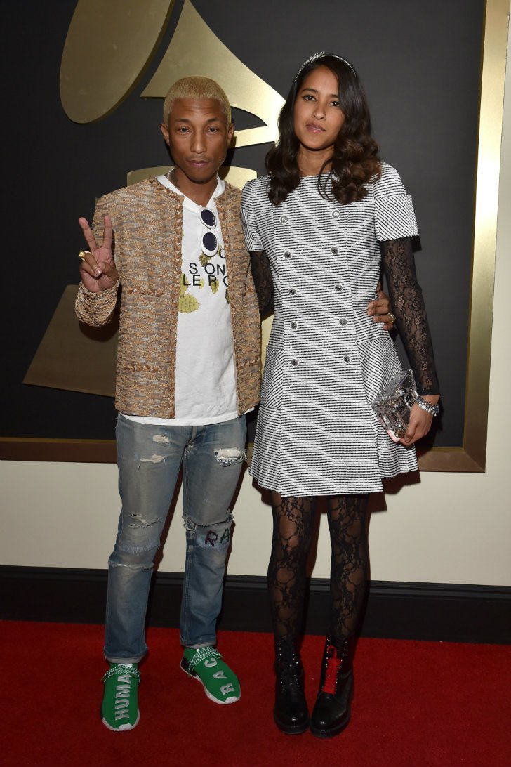 Pharrell Williams (5'9") and Helen Lasichanh (5'11")