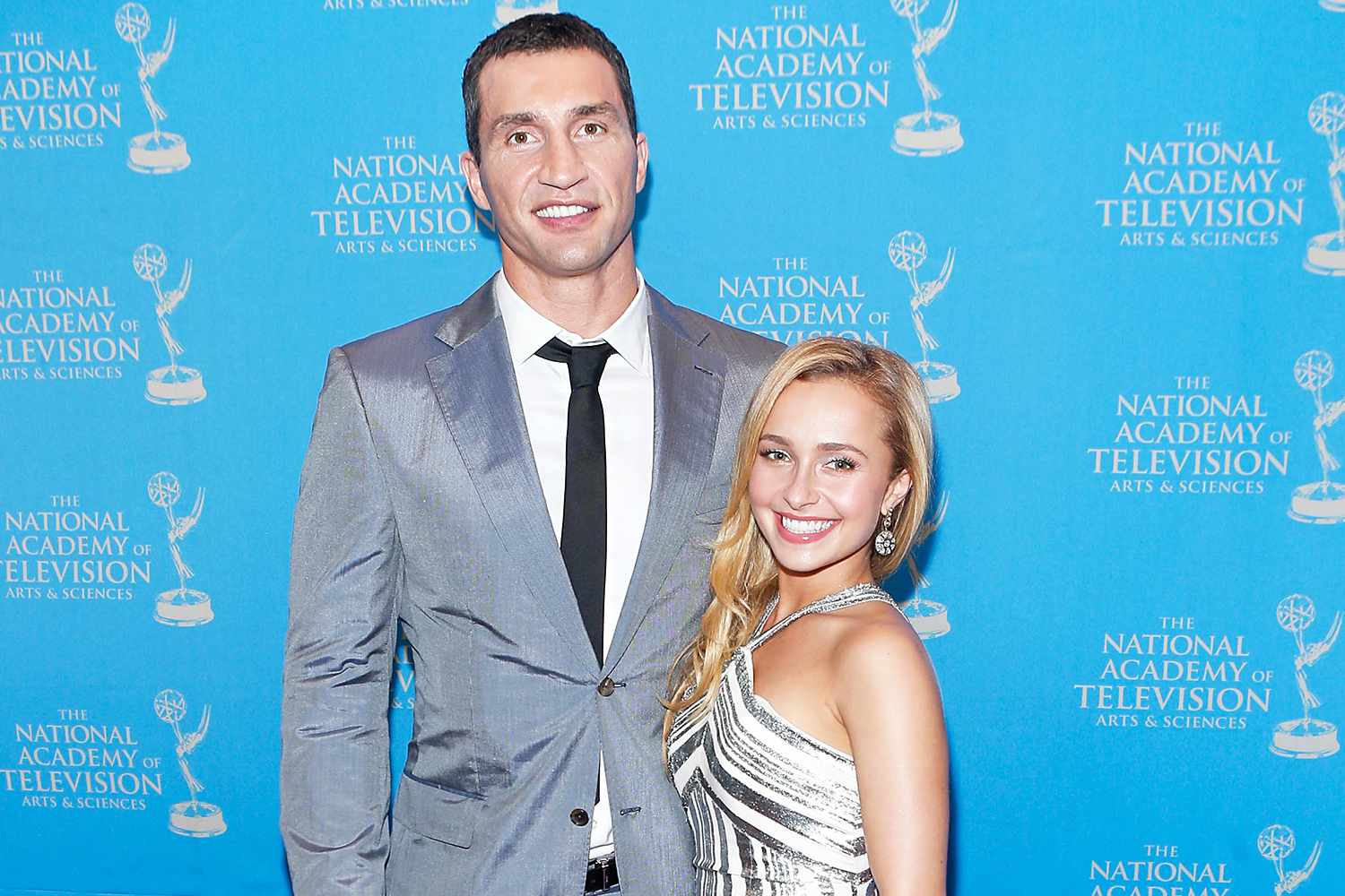 Wladimir Klitschko (6'6") and Hayden Panettiere (5'0")