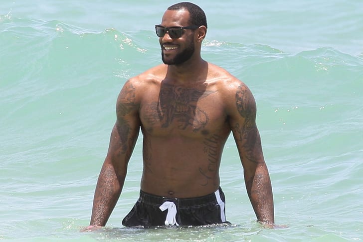 LeBron James – Off the Court and on to the Beauty of the Bahamas