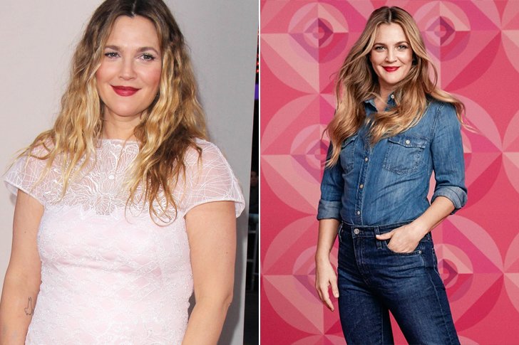Drew Barrymore – 20lbs – Reduction In Calories & A More Balanced Diet