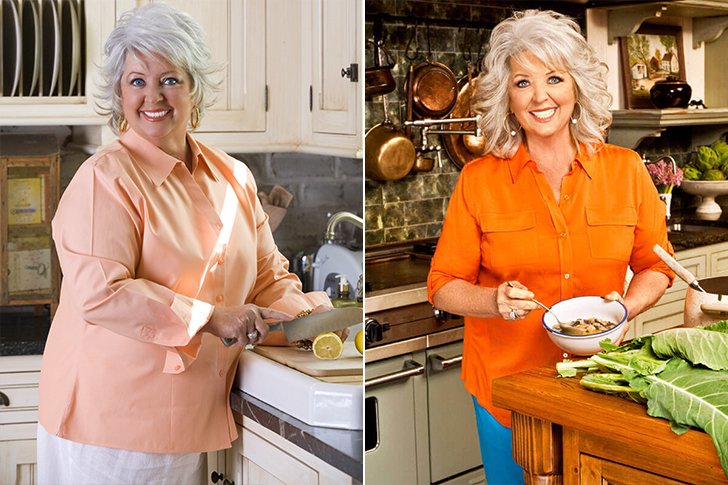 Paula Deen – 40+lbs – Adjusted Her Diet & Began Exercising