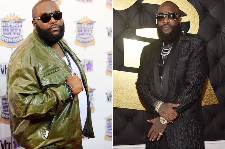 Rick Ross – 75lbs – Joined A Weight Loss Program, Hired A Personal Trainer & Changed His Diet
