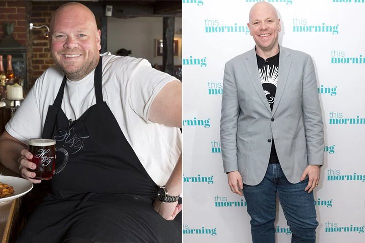Tom Kerridge – 168lbs – Reduced Carb & Alcohol Intake & Exercise