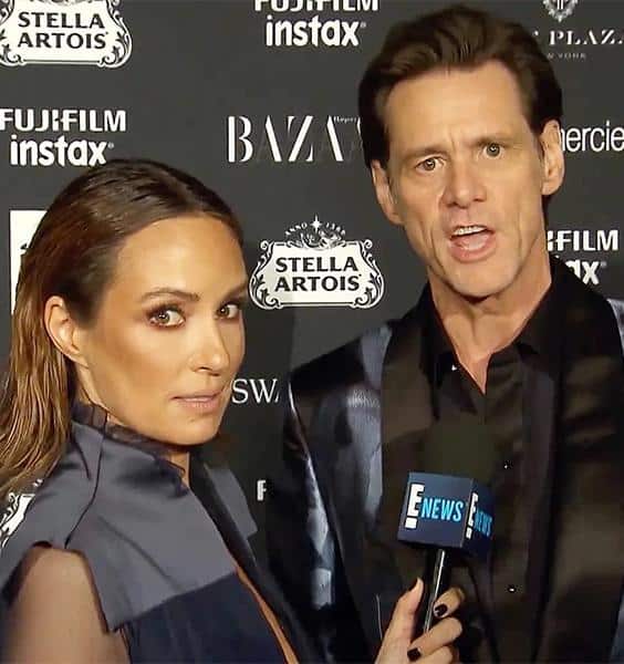 Carrey’s Weird Red Carpet Interview