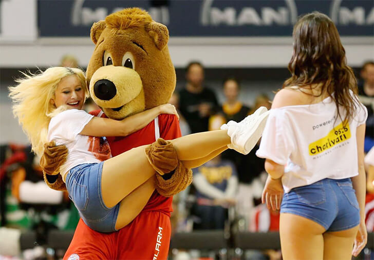 Cheerleader’s Tiny Shorts Soar High Thanks to Mischievous Mascot