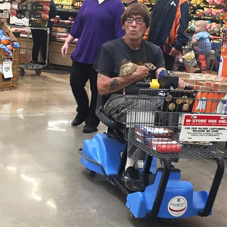 Shopping with a Furry Sidekick
